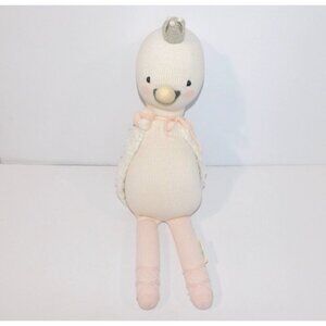 Harlow The Swan Plush Cuddle + Kind Stuffed Animal Hand Knit Doll 20" Peru